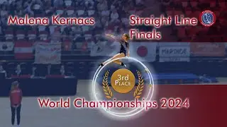 Malena Kernacs World Championships 2024 in Gymwheel Woman Straight Line Finals 3rd Place