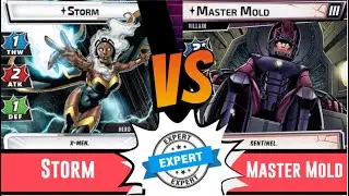 Marvel Champions | Storm | Vs Expert Master Mold | True Solo | Leadership | Mutant Genesis |