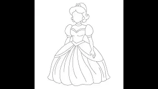 princess coloring pages