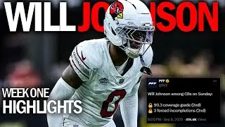 Will Johnson MAJOR SNAPS vs Saints Highlights | Week 1 NFL 2025