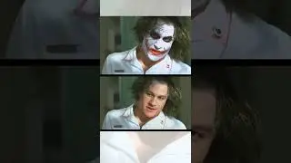 This is how Heath Ledger's Joker looks without makeup 😱😱 #shorts