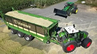 Maishäckseln 2025! Fendt Traktoren / LU Middendorp / JohnDeere 7980i Häcksler/ Emsland
