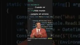 cómo cuando tu programa compila sin errores