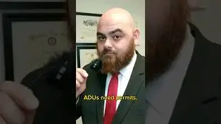 ADUs need permits.#california #lawyer #landowner #adu