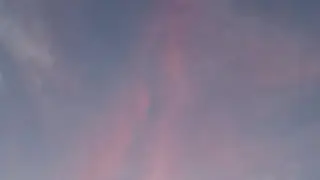 sunset cirrus cloud Rainbow Around the sun rainbow clouds #skyclouds