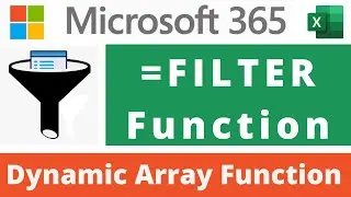 Filter function | Excel 365