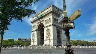 Paris Dressed in Olympic Colours | Famous Paris Landmarks