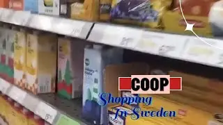 Swedish Coop🇸🇪 shopping 🎶Music: Song Blue by @RoaMusic 