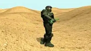 Master Chief Drunk in the Desert