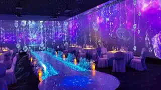 Hotel Boutique Hall Projection,  Hologram Boutique hall, Immersive Restaurant Projection