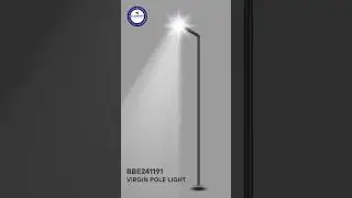 Modern LED Street Light Pole by V D Blueberry