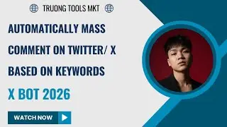 Automatically Mass Comment On Twitter Based On Keywords | X BOT 2026