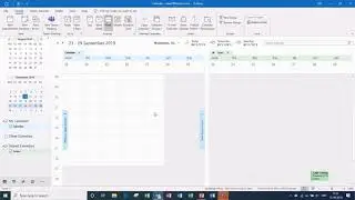 How to use Calendar feature from Outlook desktop app?
