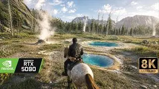 [8K] RDR2 RTX 5090! - Insane Visual upgrade!! This game still holds up with RAYTRACING and 100+Mods