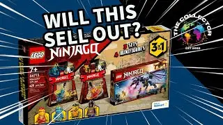 LEGO NINJAGO 66715 3-in-1 Overlord Dragon, Kai and Jay's Spinjitzu Ninja Training Walmart Exclusive