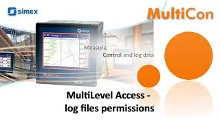MultiCon CMC Access options – password masking & logging files permissions