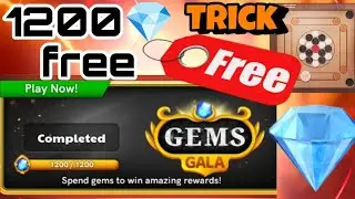 1200Gems Free💎How To Win Every Match In Carrom Disc Pool? How to get new striker? Carrom Best trick 