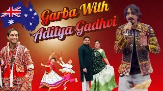 આદિત્ય ગઢવી સાથે ગરબા 🇦🇺  ⁨@AdityaGadhvi  in Perth Australia 2025 💃🏻 Asodariya Vlogs