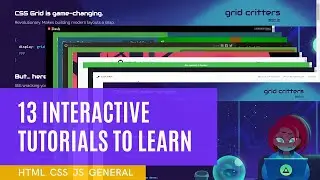 13 Interactive Tutorials to Learn HTML CSS & JavaScript | #shorts #100daysofcode #freeresourses