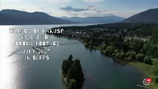 Nakusp British Columbia Drone Footage 4K 2023