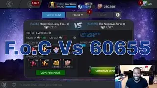 Alliance Wars Ep.36- F.o.C Vs 60655  l  Marvel Contest Of Champions