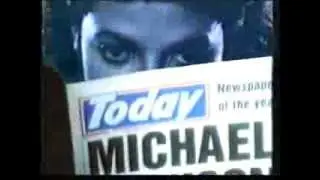 Michael Jackson Moonwalk book (Publicit&eacute; t&eacute;l&eacute;) 1988