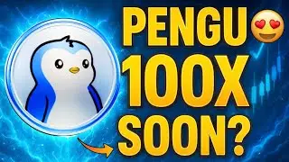 🐧 Монета Pengu отправляется на Луну 😍 | Новости криптовалюты Pengu сегодня | Монета Pudgy Penguin...