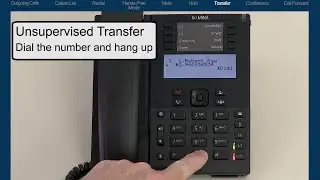 Mitel 6865i Phone: Transferring a Call