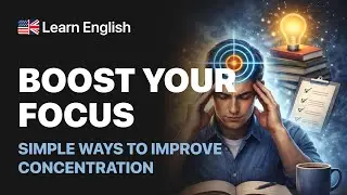 Boost Your Focus: Simple Ways to Improve Concentration | Learn English with Subtitles (A2&ndash;B1 Level)