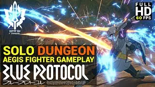 Insect Fortress Dungeon (Solo Player) - Aegis Fighter Gameplay | Blue Protocol