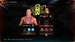 Kurt Angle VS Bret The Hitman Hart WWE 2K25 #wwe2k25 