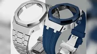 #New Gen5 Casioak Stainless Steel Case for G-Shock GA2100 Mod Kits Modification Kit Metal Bezel Rub