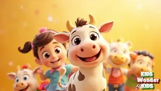 Baby and Clara the Cow's Slow Walk and Tap Tap Game | Nursery Rhymes & Kids Songs