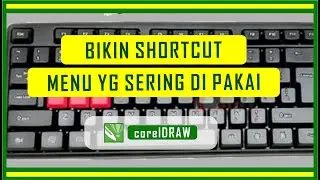 belajar coreldraw - membuat shortcut coreldraw sendiri - Raden Desain Official