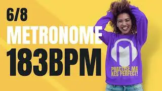 👉 6/8 METRONOME 183 BPM