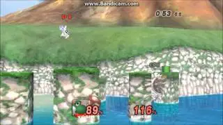 SSBB Fights: Dry bones vs Dry bowser