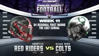 #9 Orrville (6-4) @ #8 Clear Fork (6-4) - High School Football
