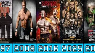 The Evolution of WWE Survivor Series Posters From 1987 to 2025