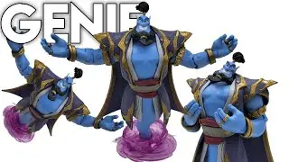 MCFARLANE TOYS Disney's Multiverse GENIE Action Figure Review   #youtube