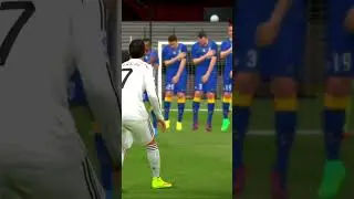 С.Ronaldo Curve Free Kick.Pro Evolution Soccer 2015