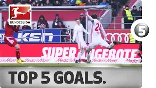 Top 5 Goals - Robben, Alaba, Sakai and More with Incredible Strikes