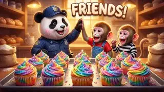 BEST DAY EVER! 🧁🏗️ KoKi & BoKi&rsquo;s Totally Legal Adventure with Officer Maki | Vlogs 17