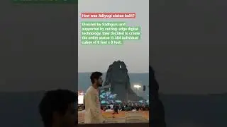 How adiyogi statue build #adiyogishivastatue#adiyogi#civil#incredibleindia#amzingdesing#build#create