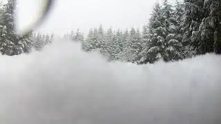 snowy pnw timelapse 2/8/2019