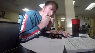 WV/KY food Tour 2022 Track Ends Mushrooms and Swiss burger and Fries  in Williamson WV