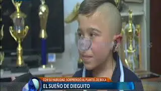 Diego tiene enanismo y es un crack con la pelota – Telefe Noticias