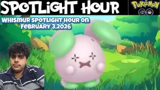 Pok&eacute;mon GO Whismur Spotlight Hour On Tuesday February 3,2026