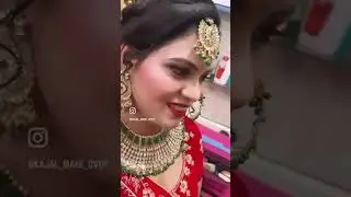 Bridal makeup #brides #makeup #shadi #beauty #lehengacholi