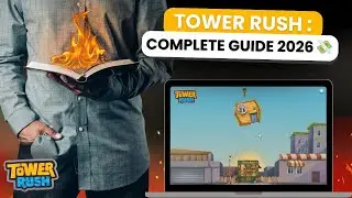 TOWER RUSH : How to PLAY and WIN from your very first game! COMPLETE GUIDE 2026 💸