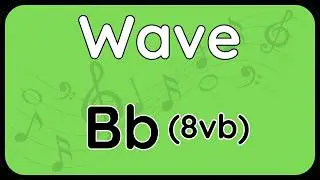 Wave · Backing Track (Bb Version 8vb) for Trumpet & Clarinet